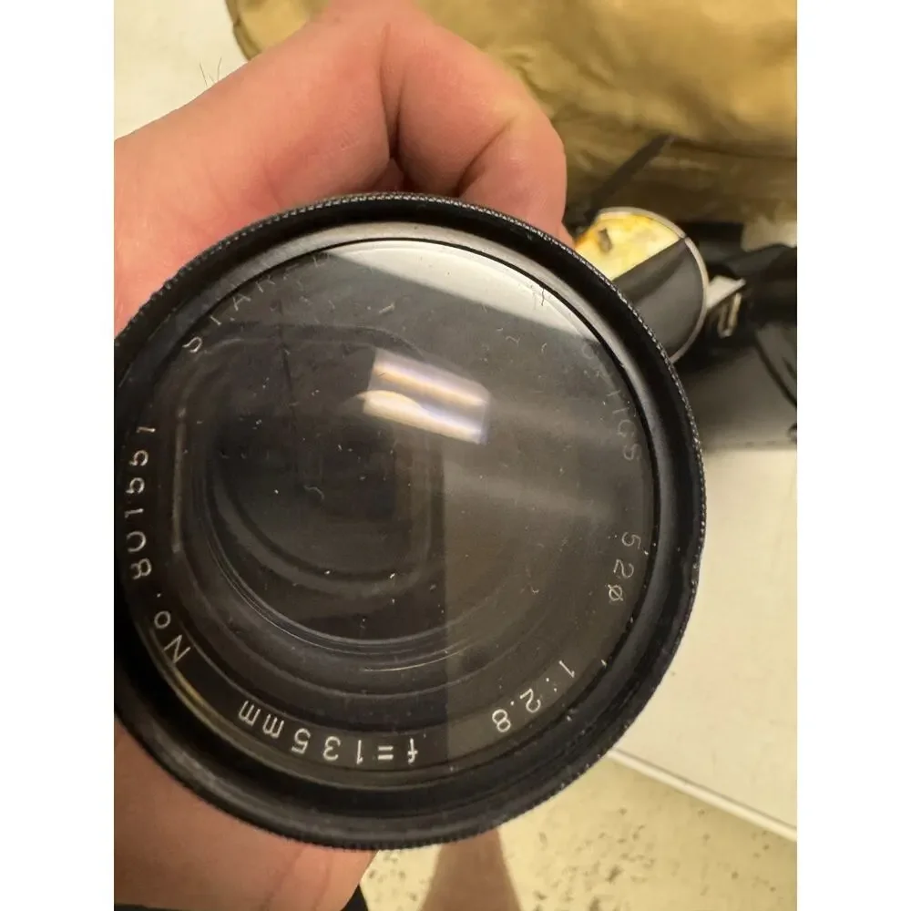 Nikon EM 35mm SLR Film Camera With 50mm Lens Plus 52mm Filter & Extra Lens & Bag